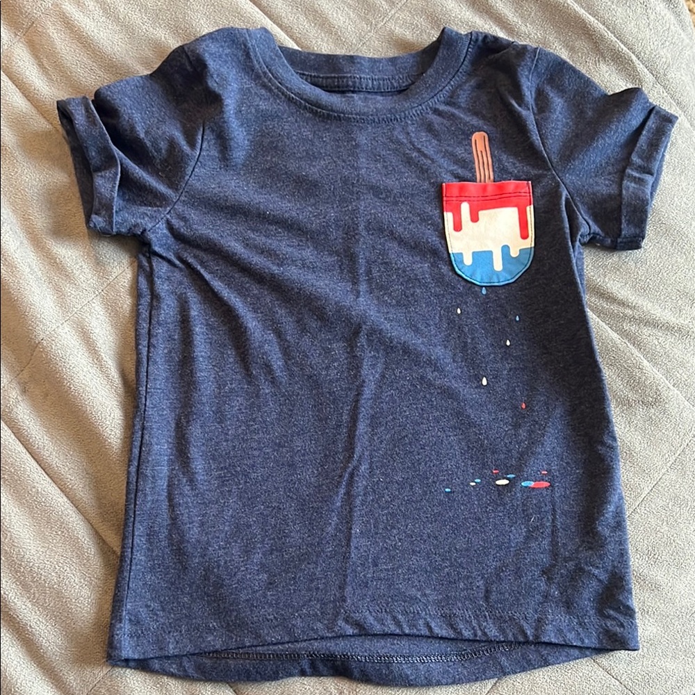 Cat & Jack Blue Short Sleeve Tee